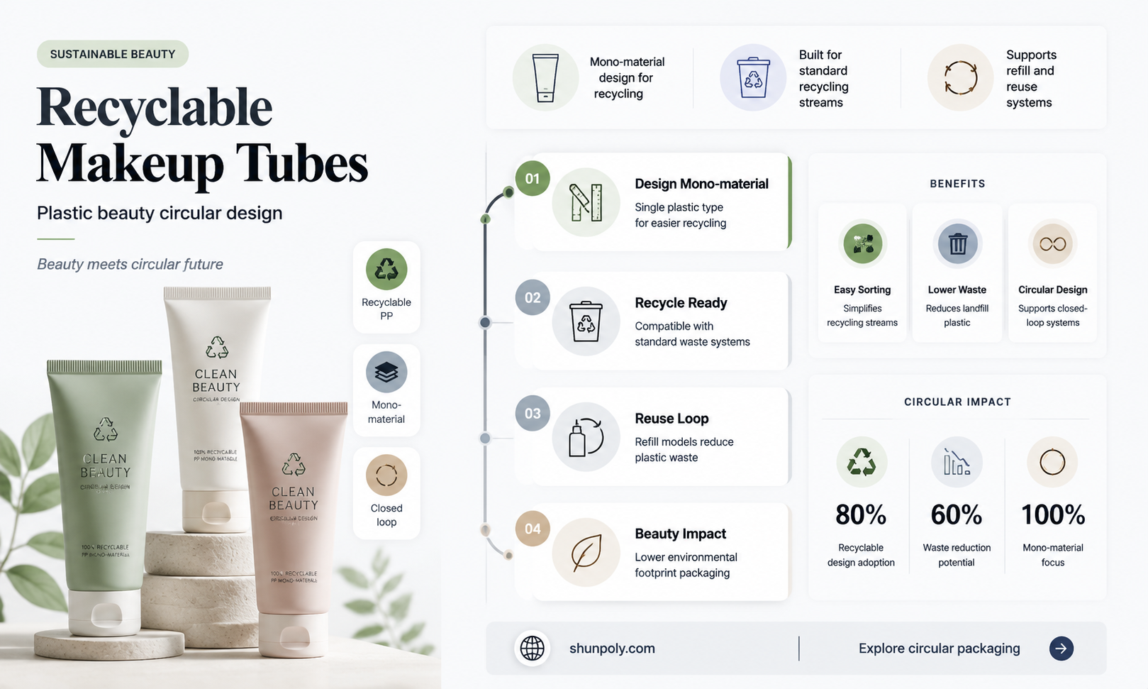 are plastic makeup tubes recyclable