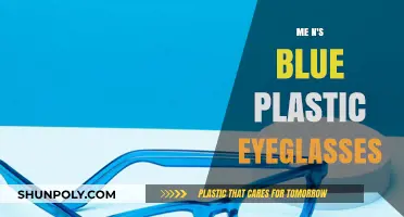 Blue Plastic Eyeglasses: A Trendy, Masculine Look