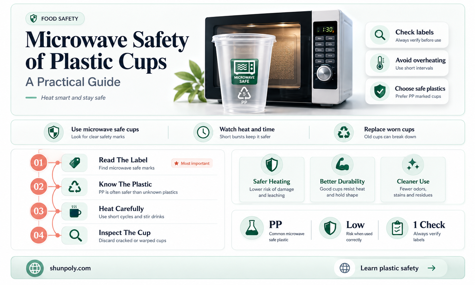 are plastic cups microwave safe