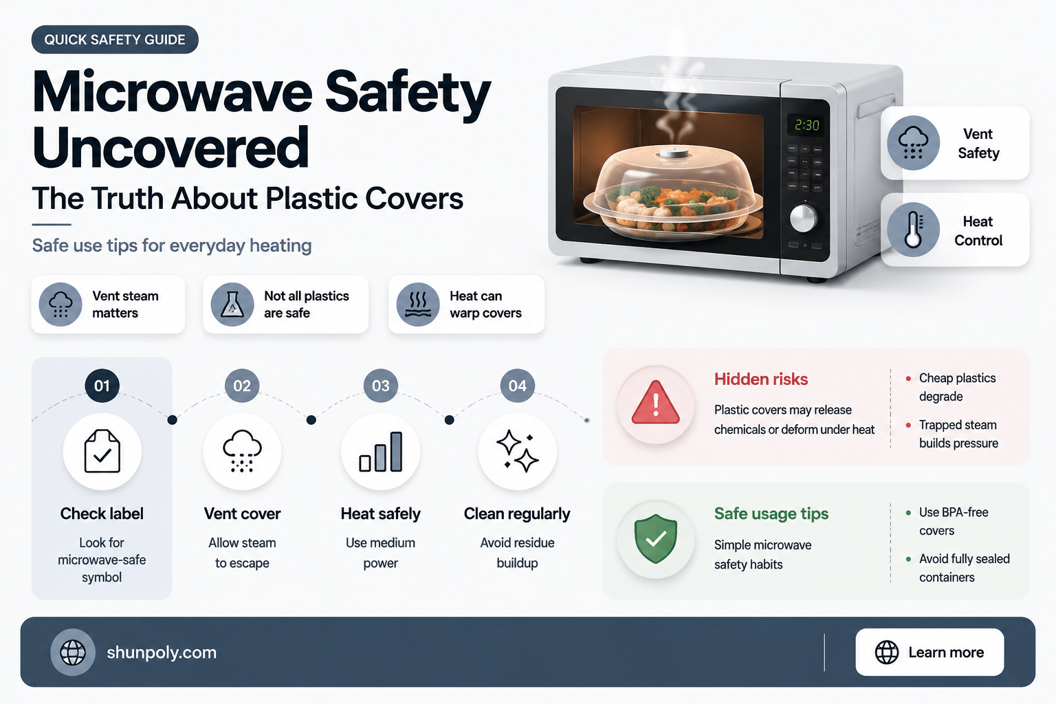 are plastic microwave covers safe