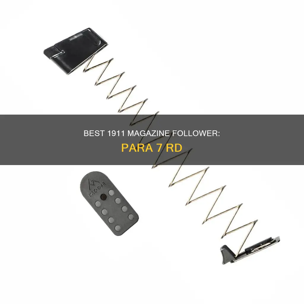 para 7 rd 1911 magazine plastic follower