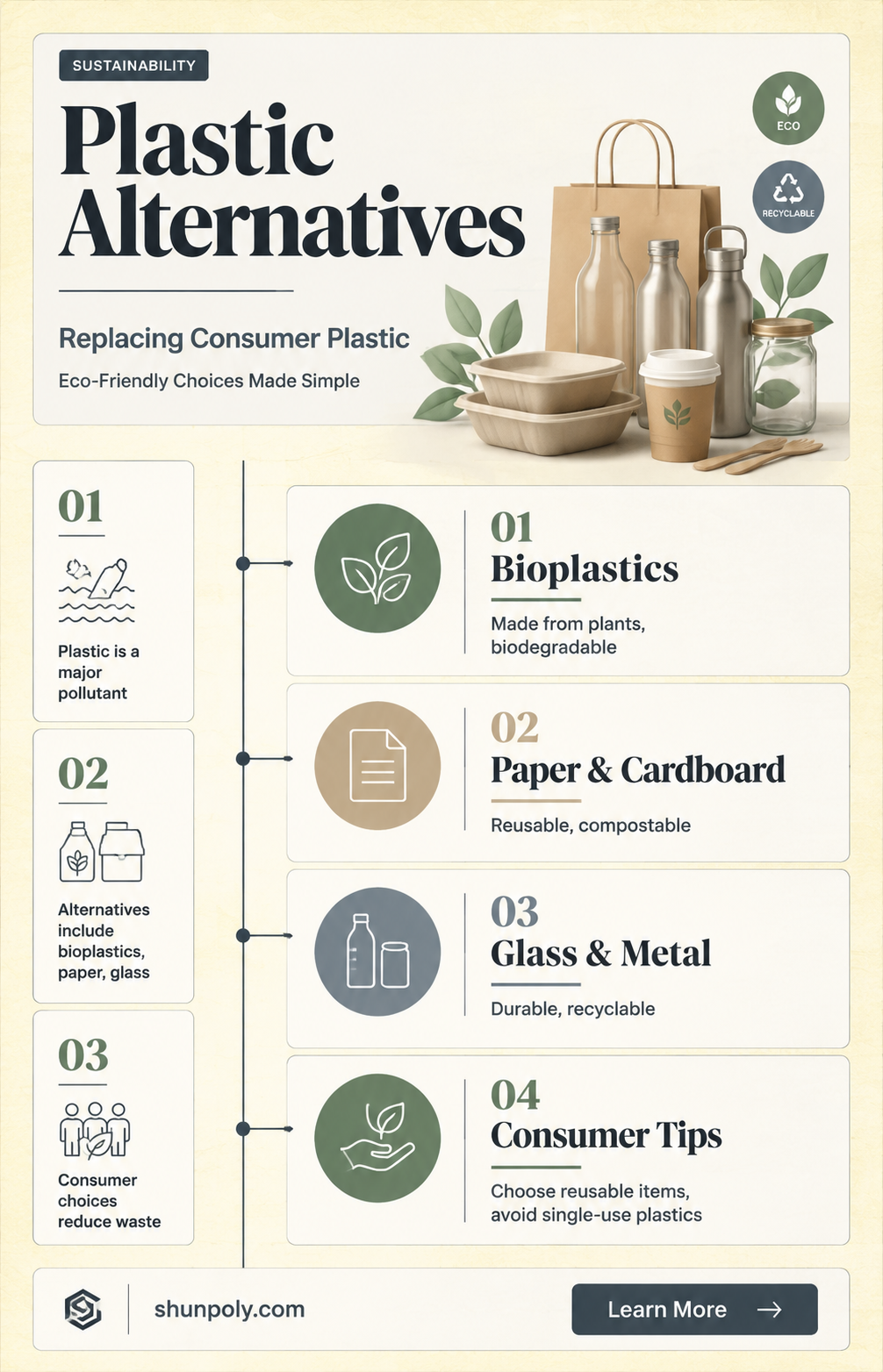 are plastic alternatives replacing regular consumer plastic