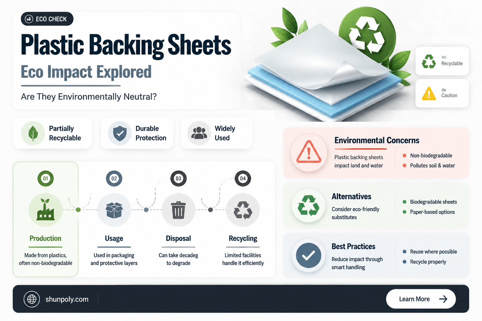 are plastic backing sheets oh neutral