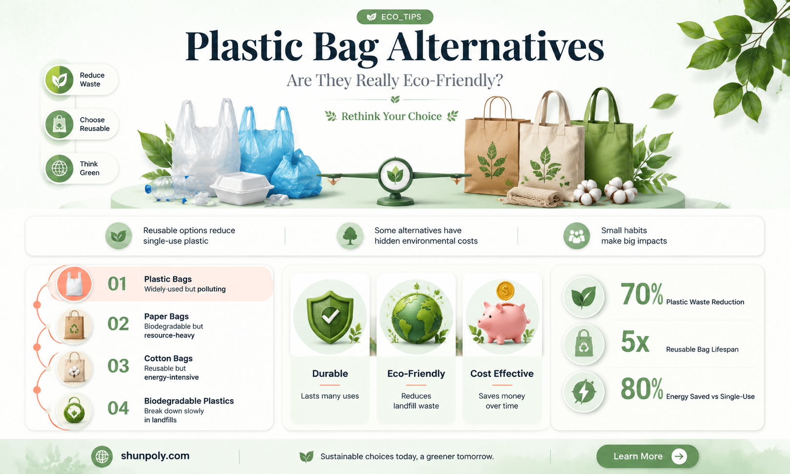 are plastic bag alternatives really better