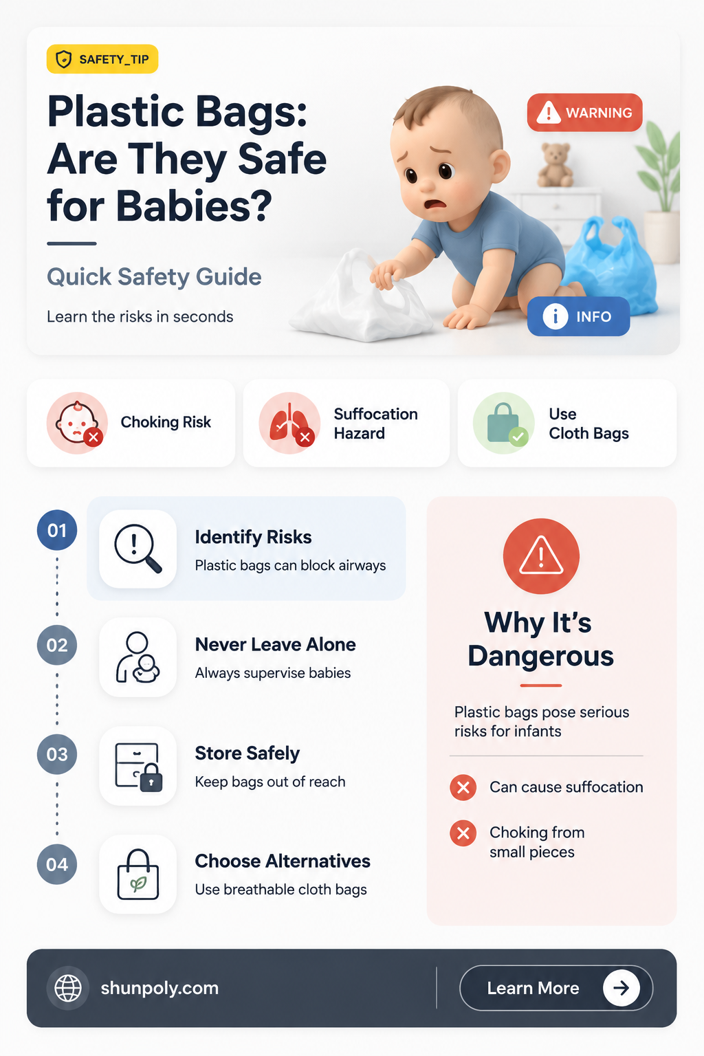 are plastic bags actually unsafe for babies