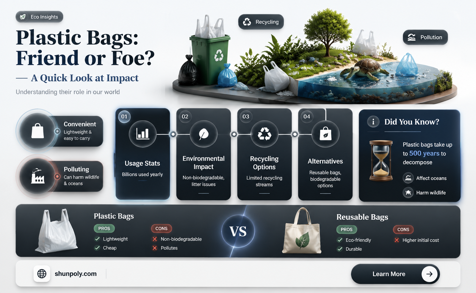 are plastic bags good for the environment