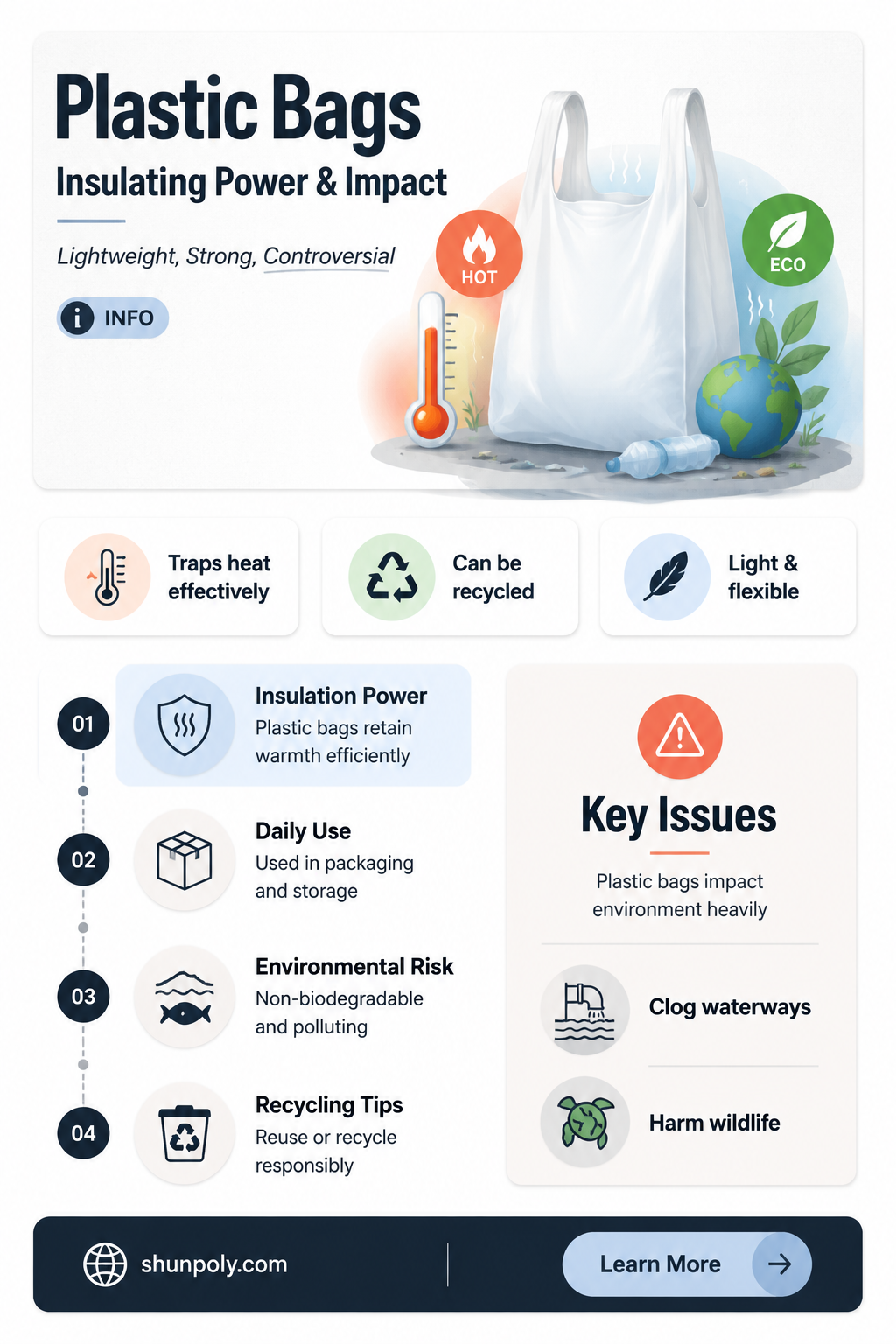 are plastic bags a good insulator