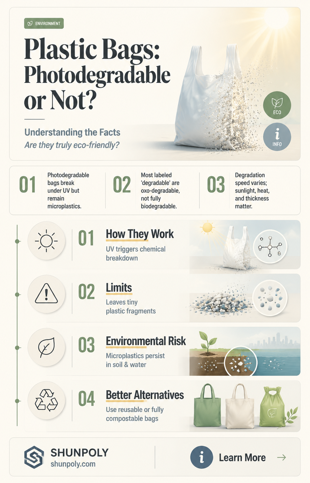 are plastic bags photodegradable