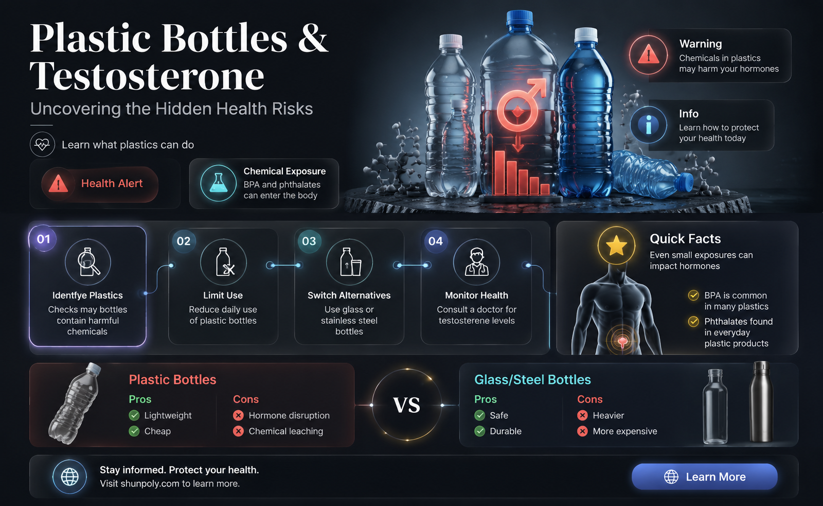 are plastic bottles bad for testosterone