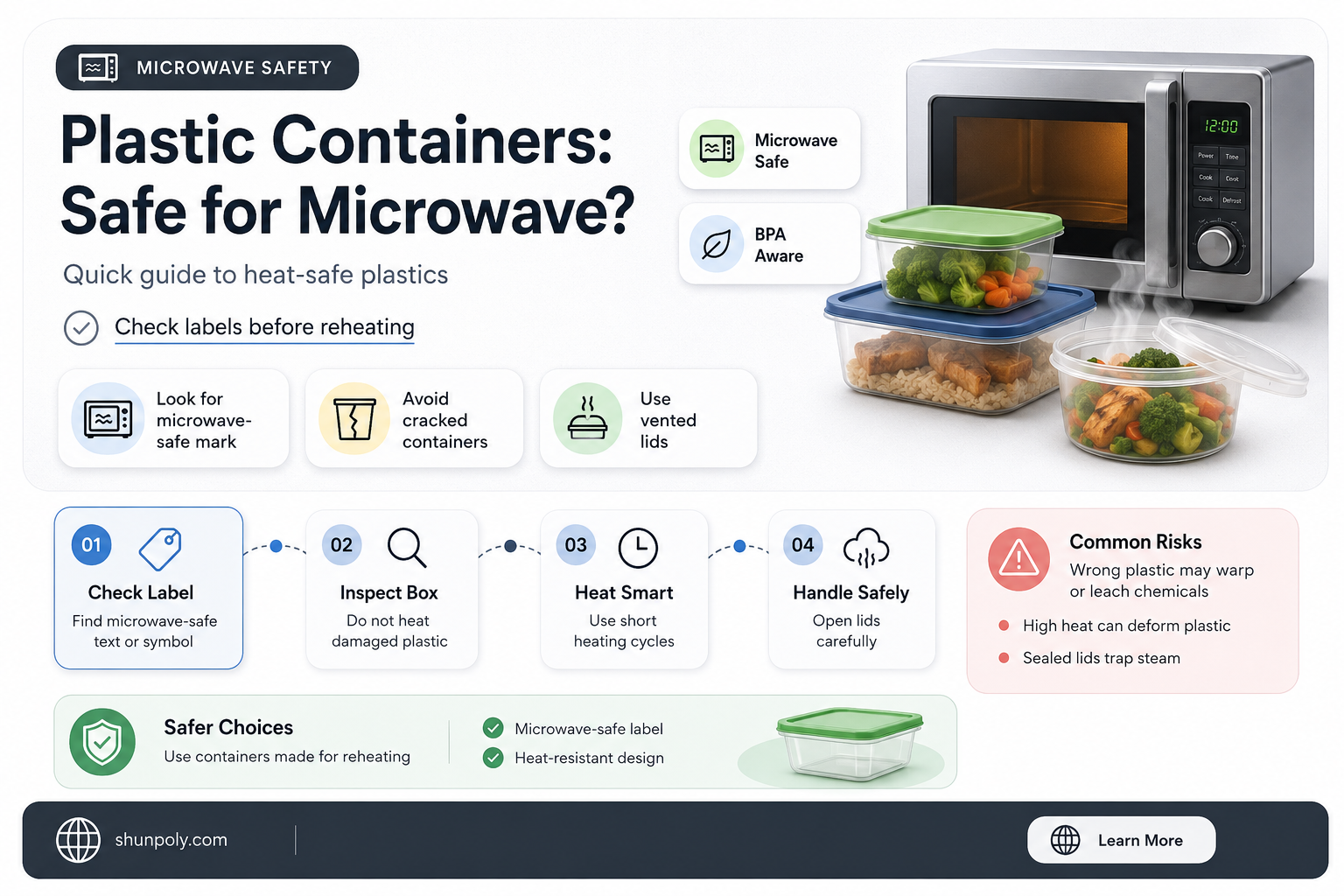 are plastic containers microwaveable