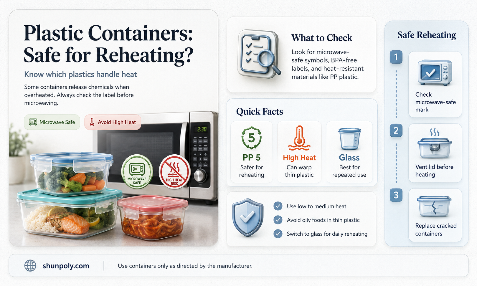 are plastic containers safe to go