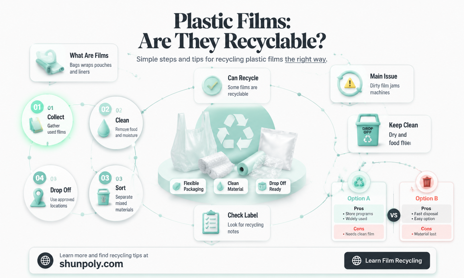 are plastic films recyclable