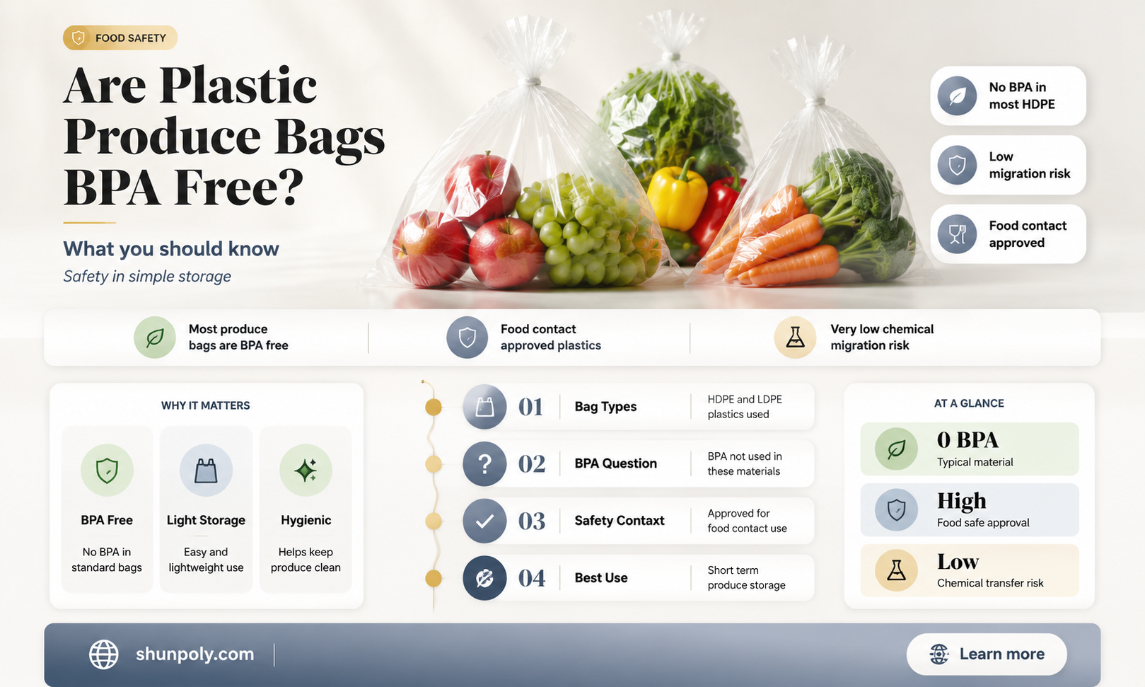 are plastic produce bags bpa free