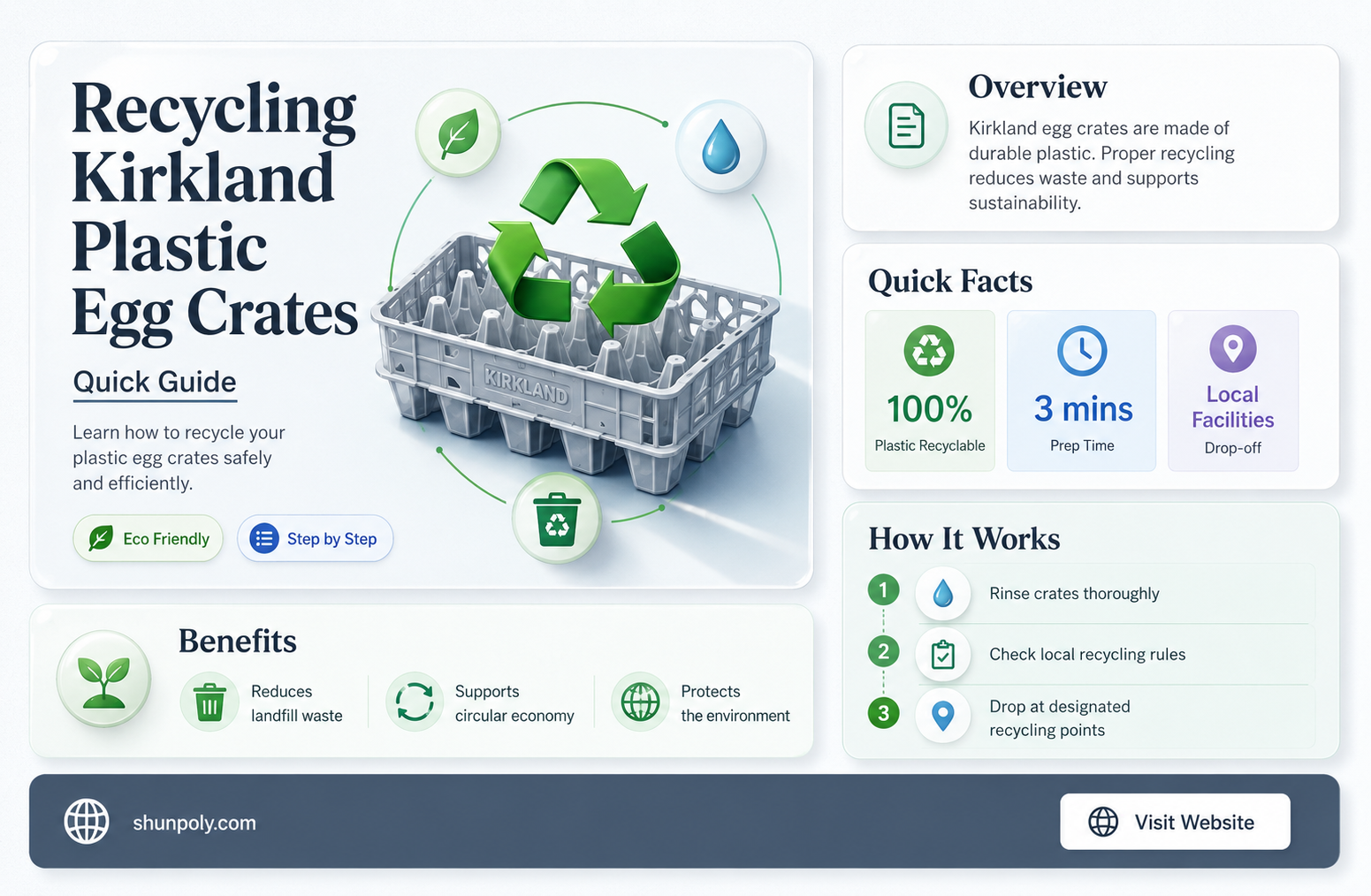 are plastic egg crates kirkland brand recyclable