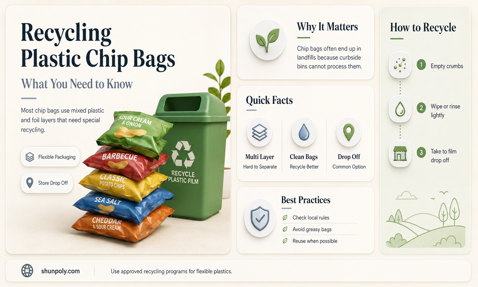 are plastic chip bags recyclable