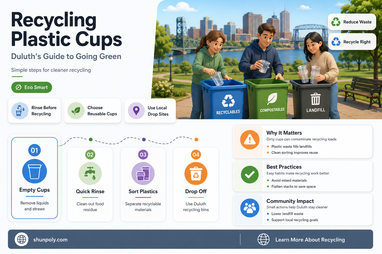 are plastic cups 6 recyclable duluth mn