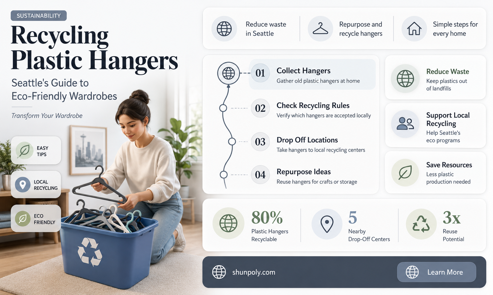 are plastic hangers recyclable in seattle