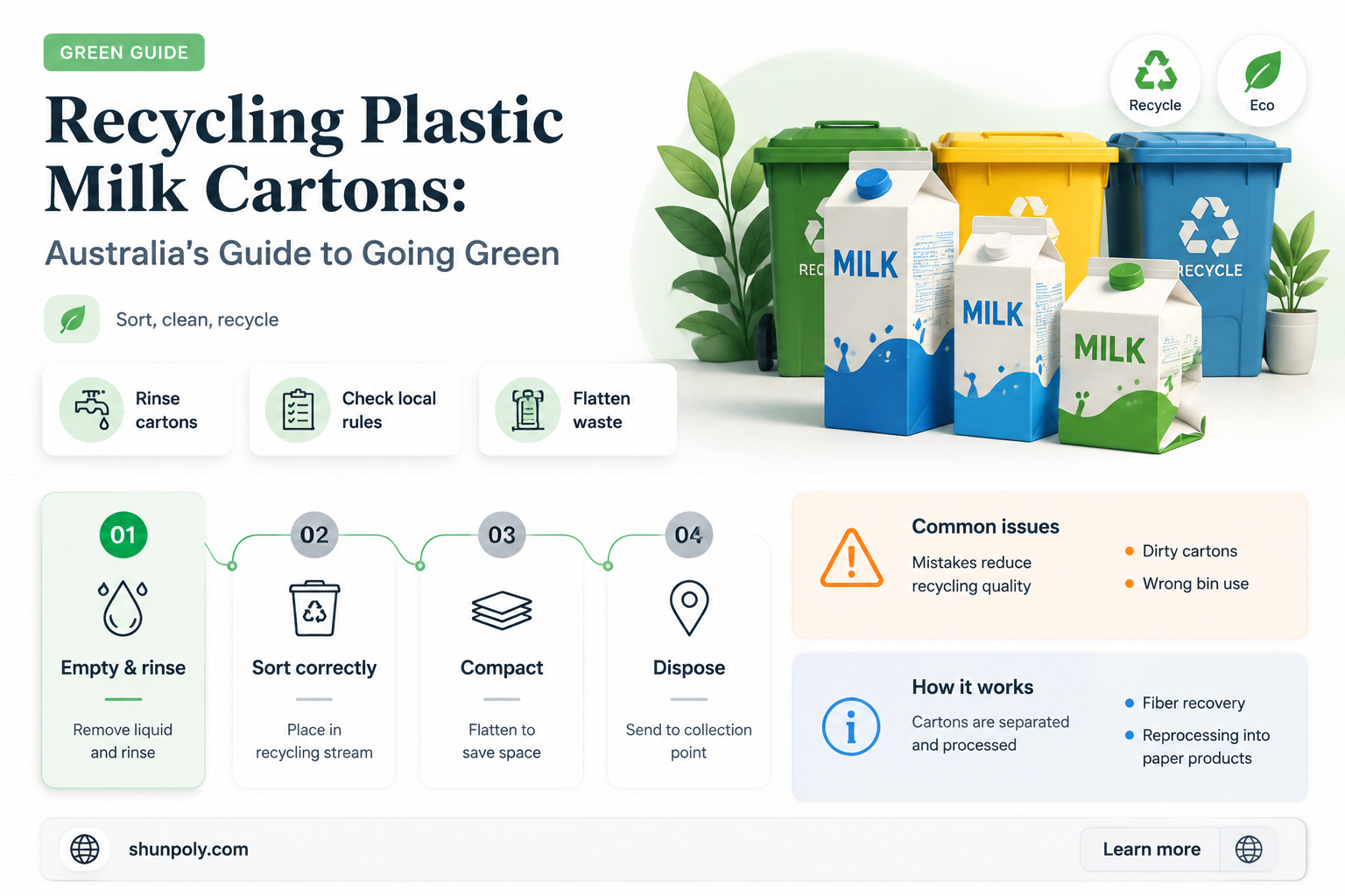 are plastic milk cartons recyclable in australia