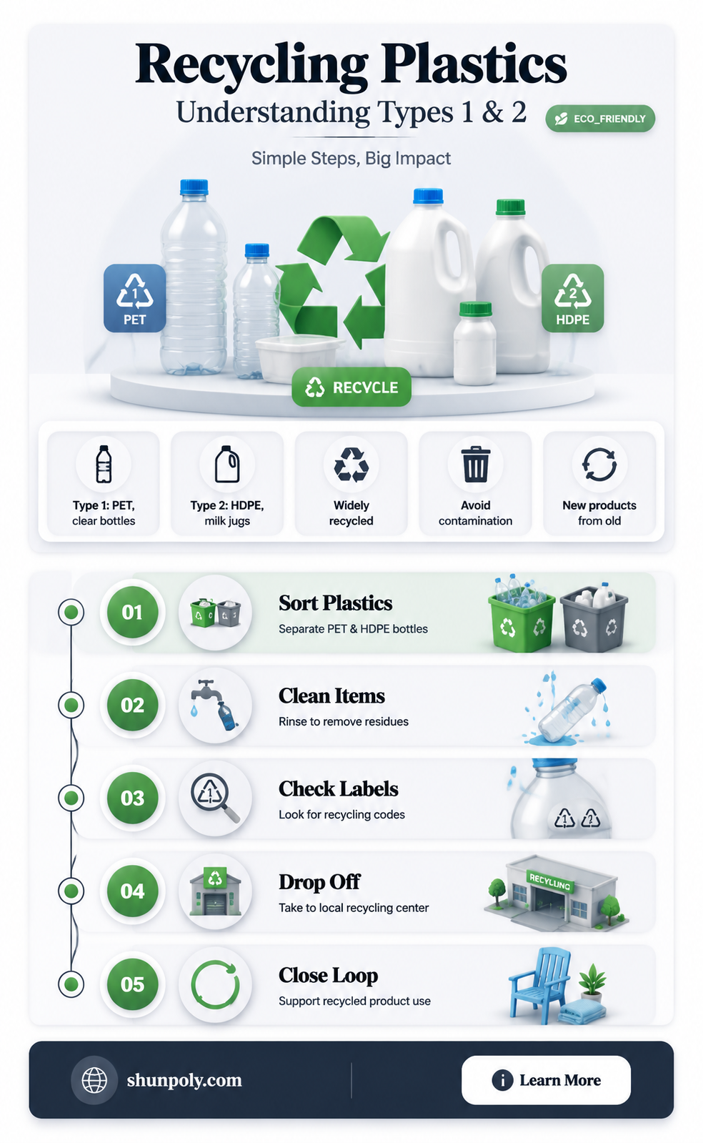 are hard to recycle plastics 1 or 2