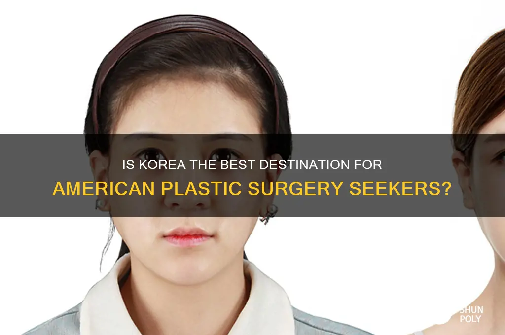 should americans get plastic surgery in korea