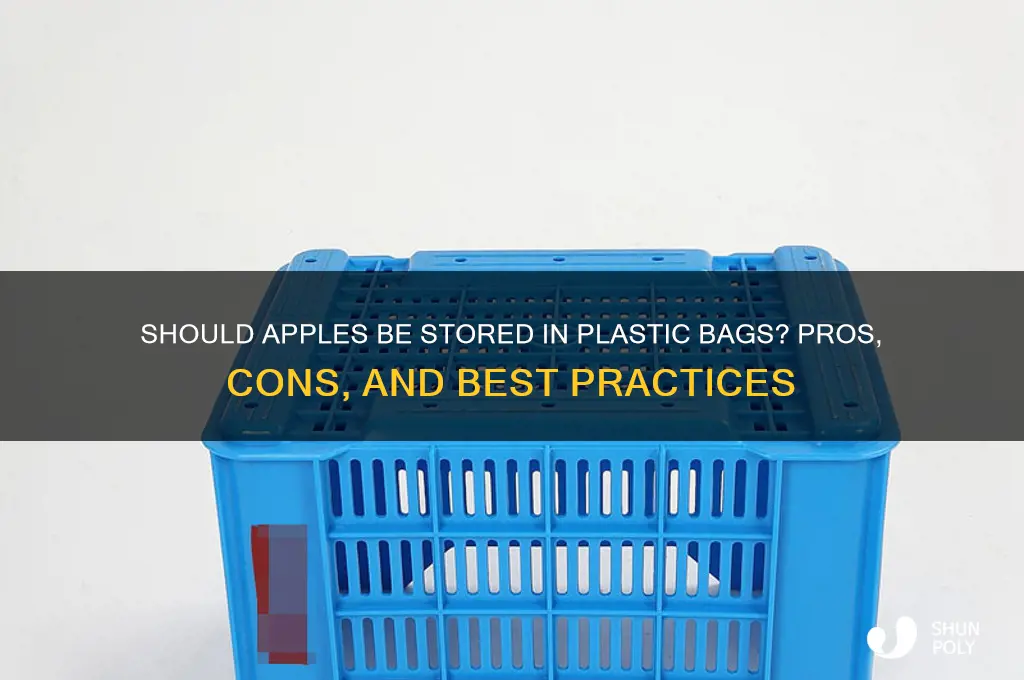 should apples be stored in a plastic bag