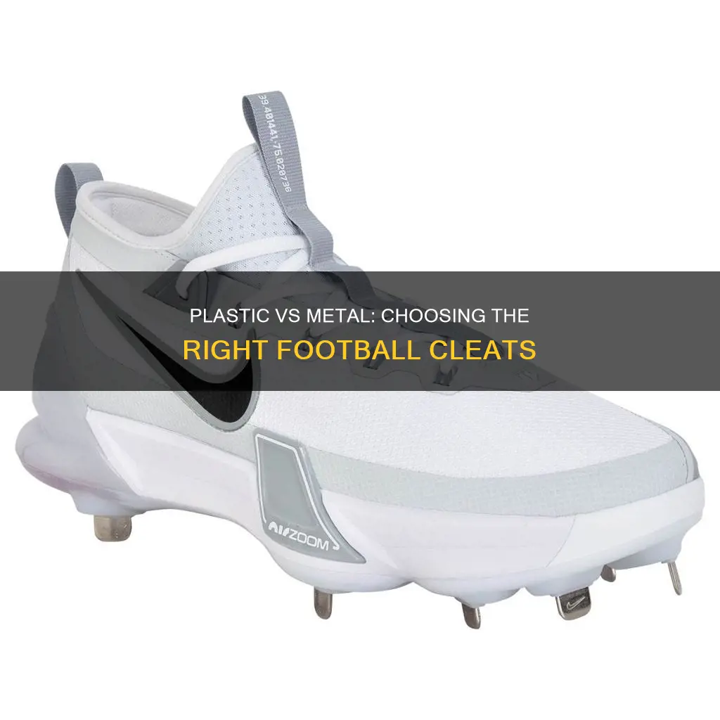 should football cleats be plastic or metal