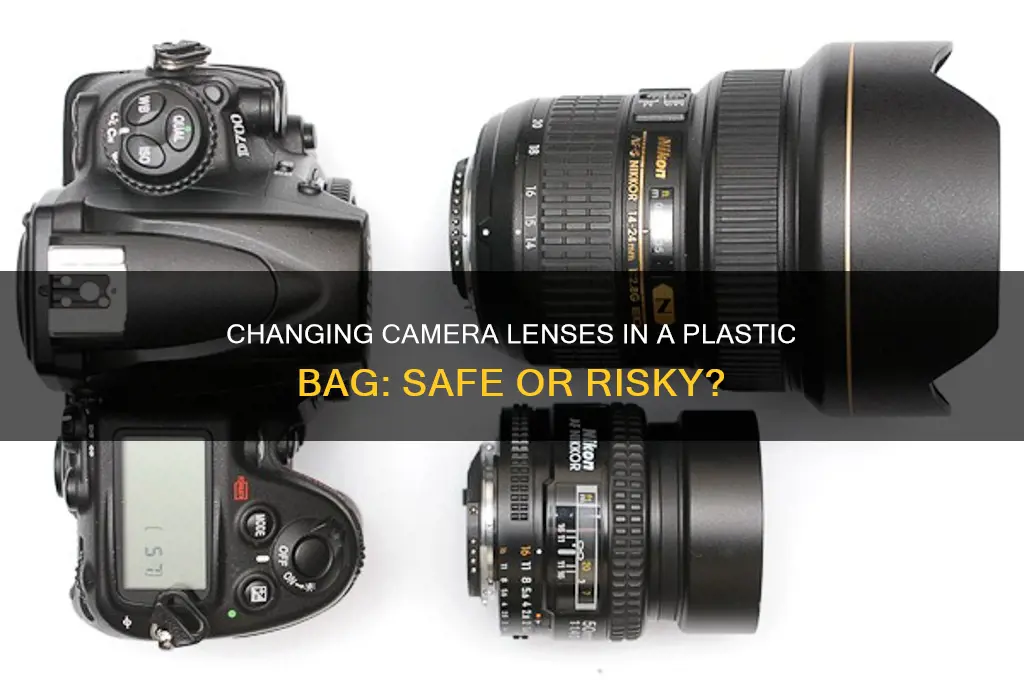 should i change lenses inside a plastic bag