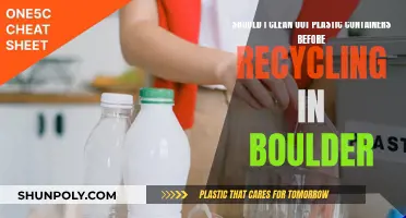 How to Recycle Plastic Containers in Boulder?