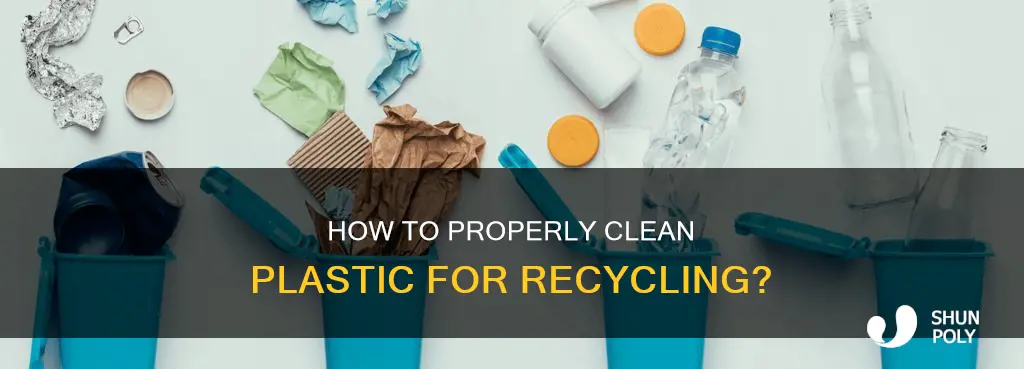 should i clean plastic before recycling
