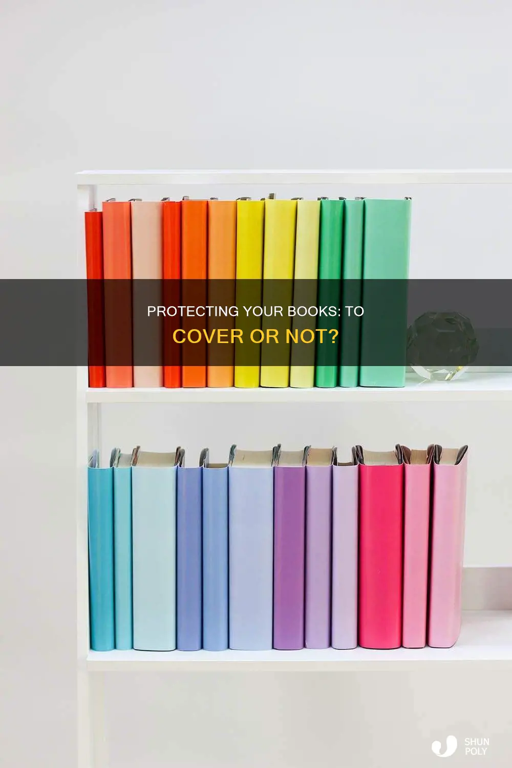 should i cover my books with plastic