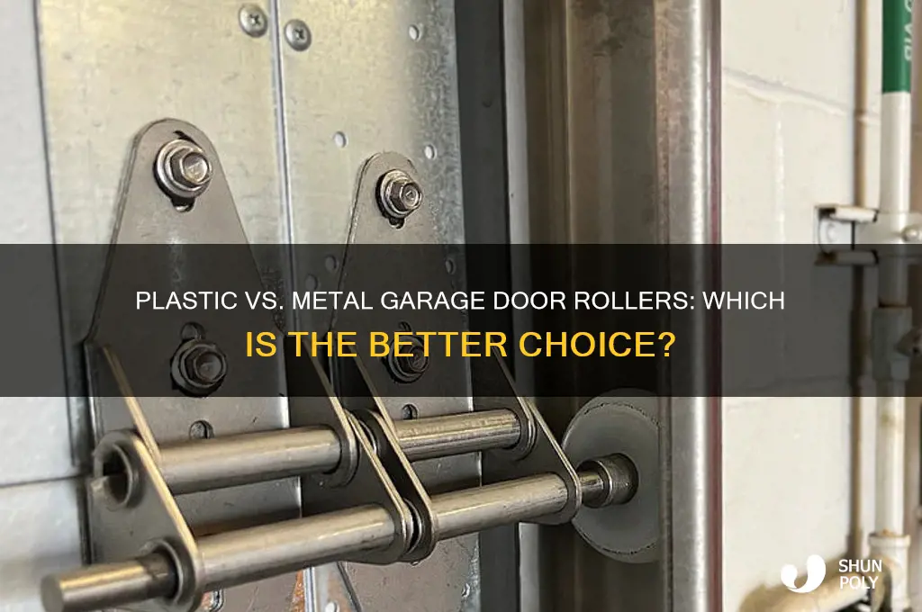 should i get plastic or metal garage door rollers