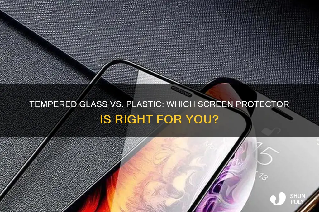 should i get tempered glass screen protector or plastic