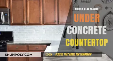 Plastic Under Concrete Countertops: Good or Bad Idea?