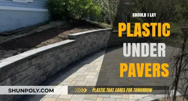Pros and Cons of Laying Plastic Under Pavers