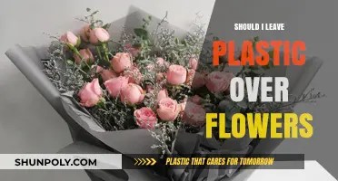 Keep or Remove Plastic Over Flowers?