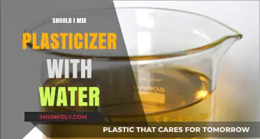 The Right Way: Mixing Plasticizer and Water