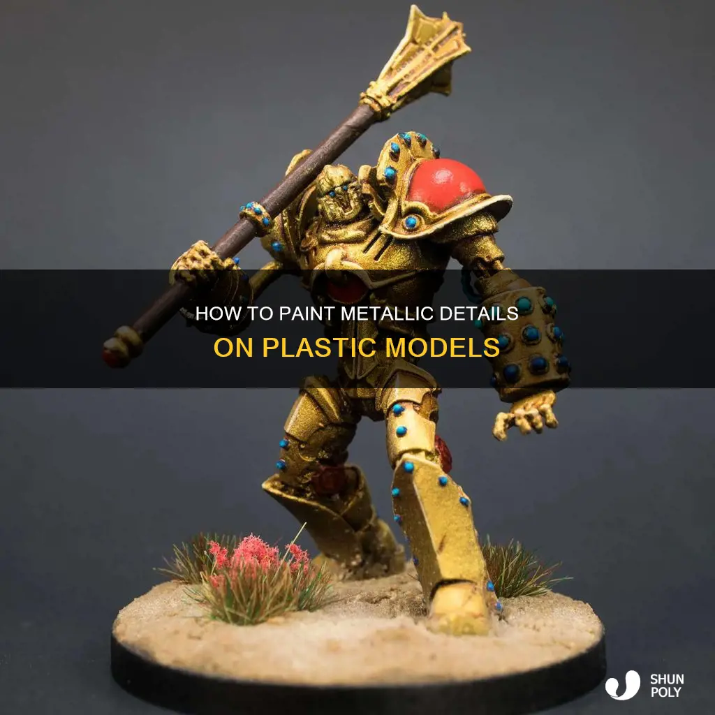 should i paint metallic details on plastic model
