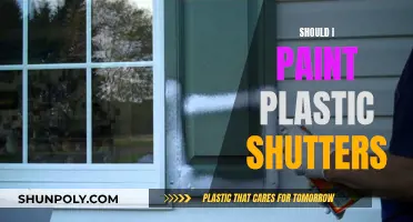 Painting Plastic Shutters: Worth the Effort?