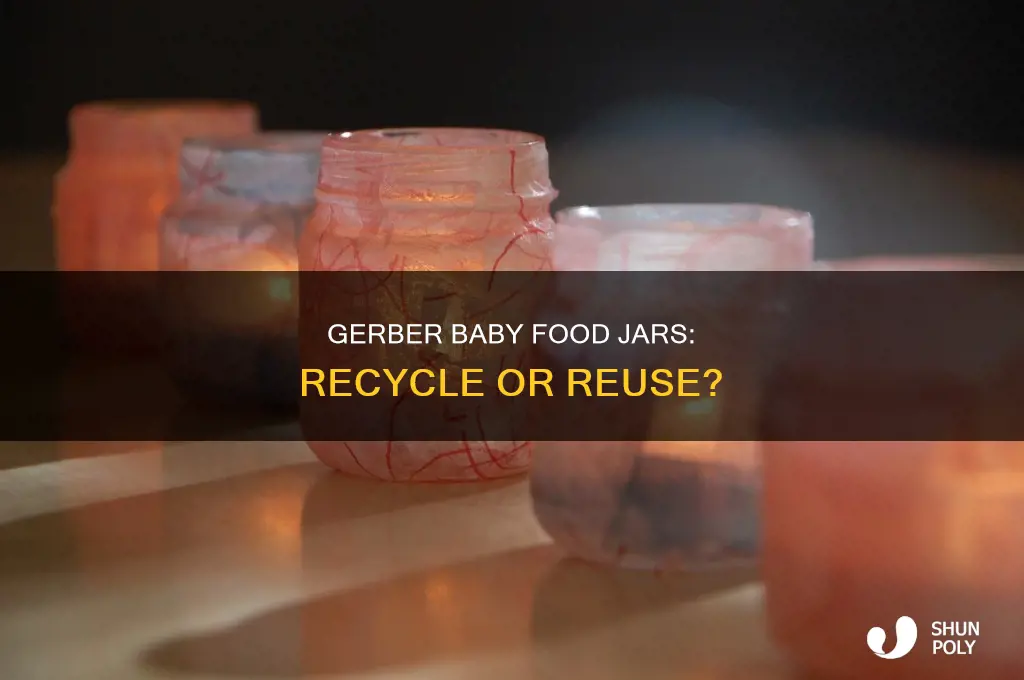 should i recycle gerber plastic jars for baby food