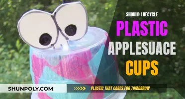 Plastic Applesauce Cups: To Recycle or Not?
