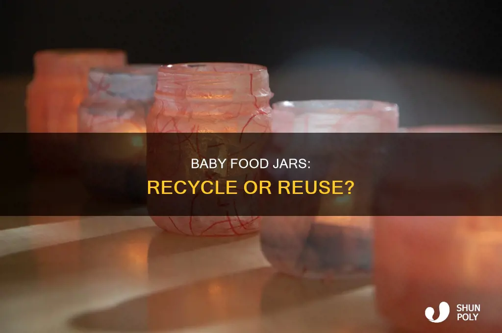 should i recycle plastic jars from baby food