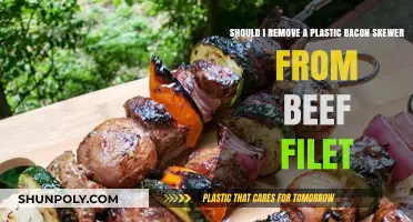 Should You Remove Plastic Bacon Skewer from Beef Filet? Tips