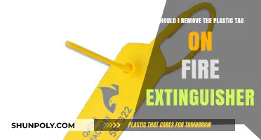 Should You Remove the Plastic Tag on Your Fire Extinguisher?