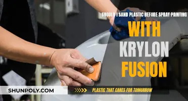 How to Prepare Plastic for Krylon Fusion Spray Paint