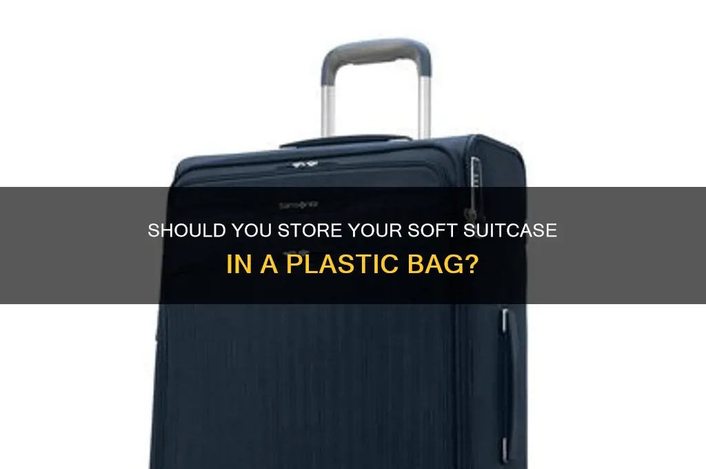 should i store my soft suitcase in plastic bag