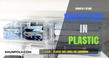 Plastic Storage: Sweater Do's and Don'ts