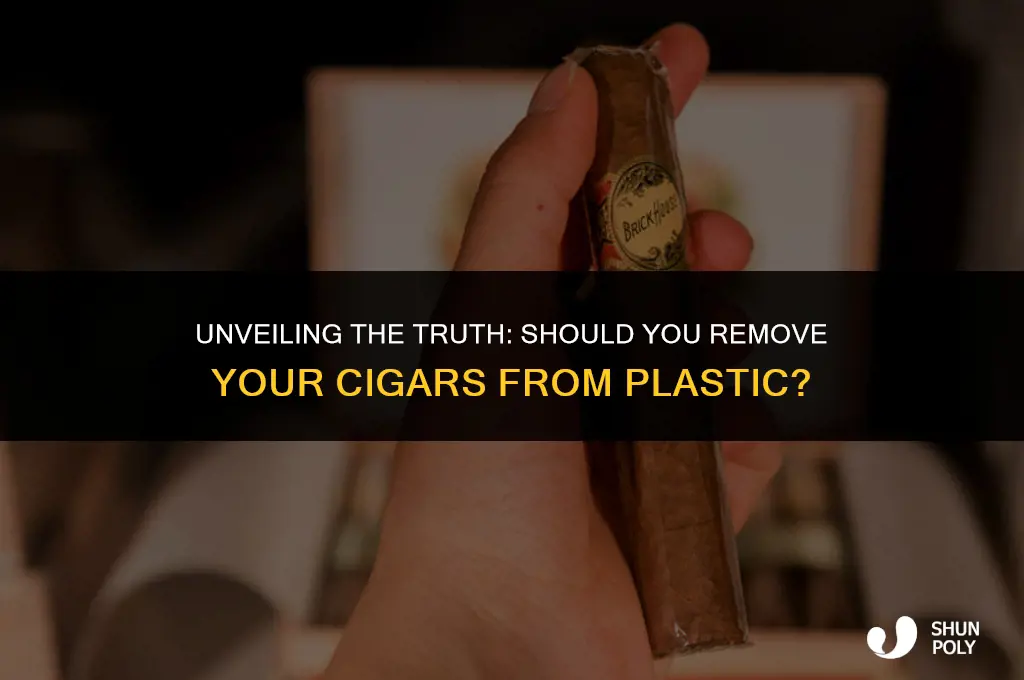 should i take my cigars out of the plastic