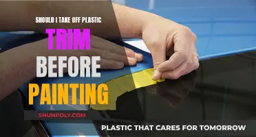 How to Paint Plastic Trim: To Remove or Not?