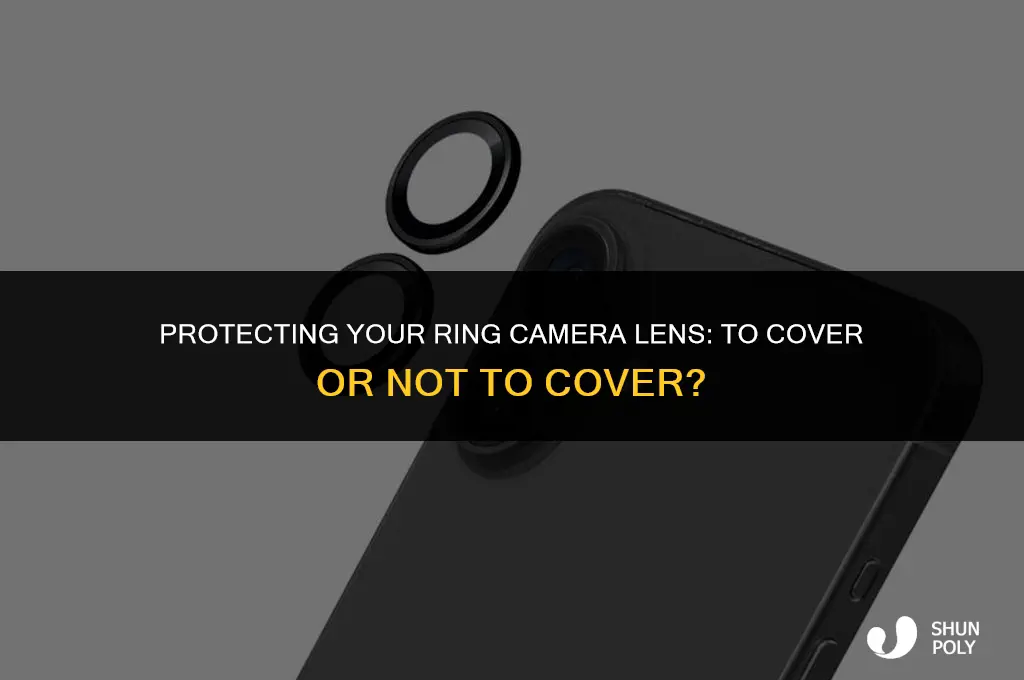 should i take plastic off ring camera lens