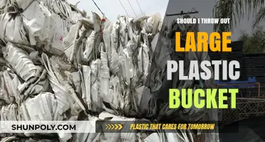 Large Plastic Buckets: Trash or Treasure?